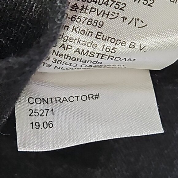 Calvin Klein Flannel Shirt Men's M Medium Black Check Long Sleeve EUC Old Money - Picture 9 of 15